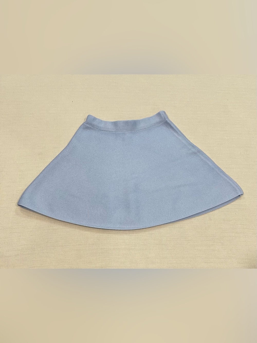 Zara Girl Blue Knitted Flared Skirt in Coquette Pastel Size 9-10